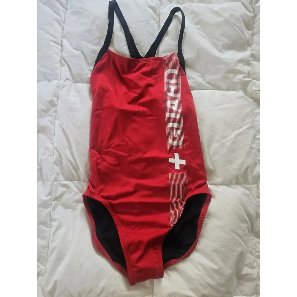 Nike Guard One Piece Swimsuit Women's Racerback Performance NESS8059 new$78 sz 8